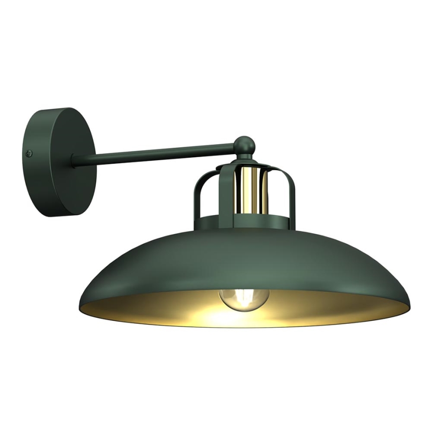 Brilagi - Sienas lampa FLAMENGO 1xE27/60W/230V zaļa