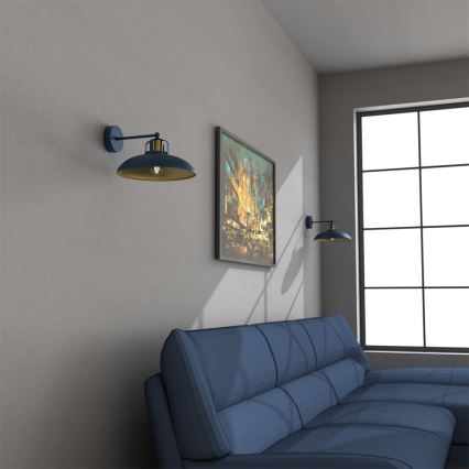 Brilagi - Sienas lampa FLAMENGO 1xE27/60W/230V zila
