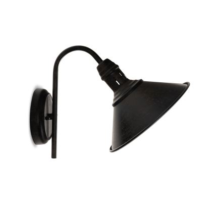 BRILAGI - Sienas lampa FORGE 1xE27/60W/230V melna