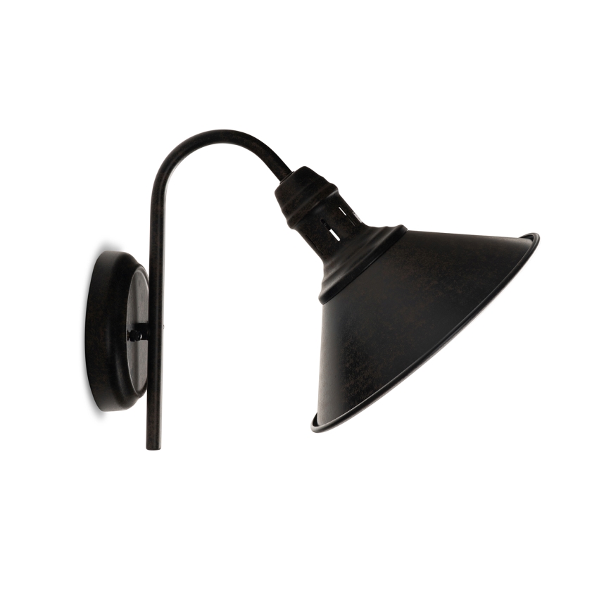 BRILAGI - Sienas lampa FORGE 1xE27/60W/230V melna