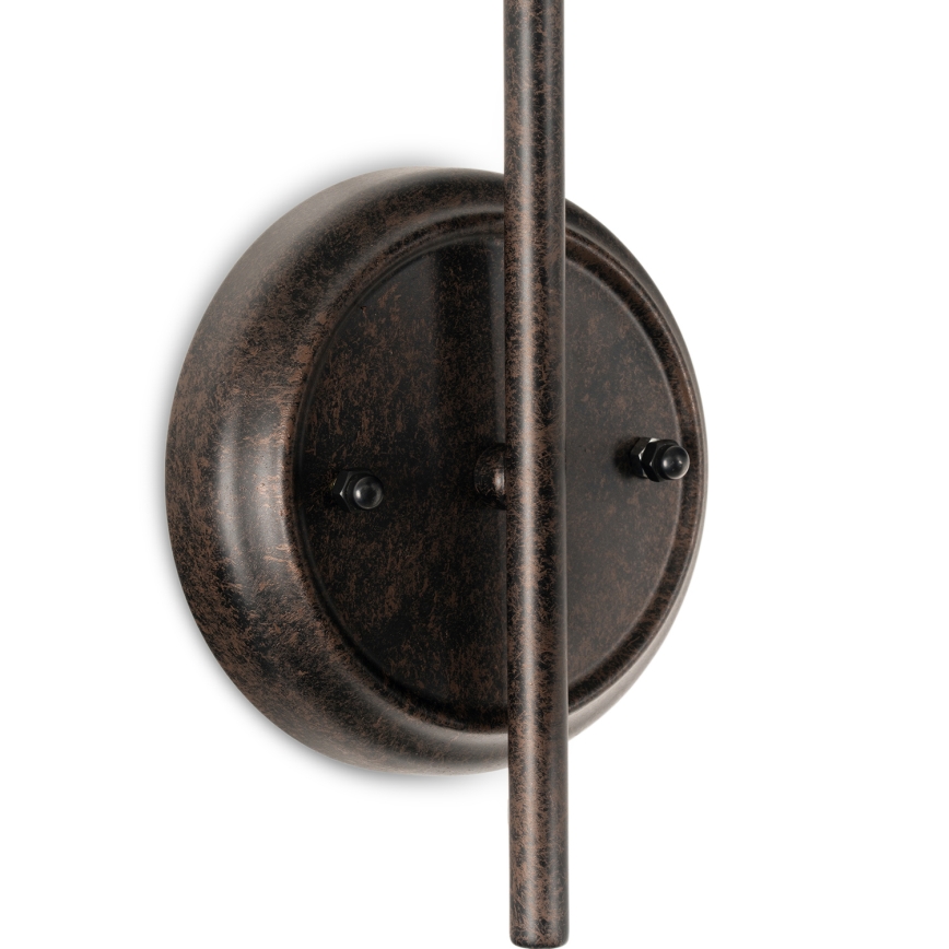 BRILAGI - Sienas lampa FORGE 1xE27/60W/230V melna