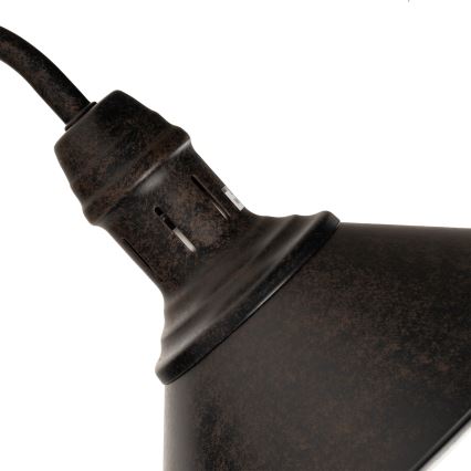 BRILAGI - Sienas lampa FORGE 1xE27/60W/230V melna