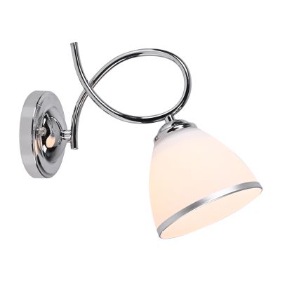 Brilagi - Sienas lampa FRED 1xE27/60W/230V spīdīgs hroms