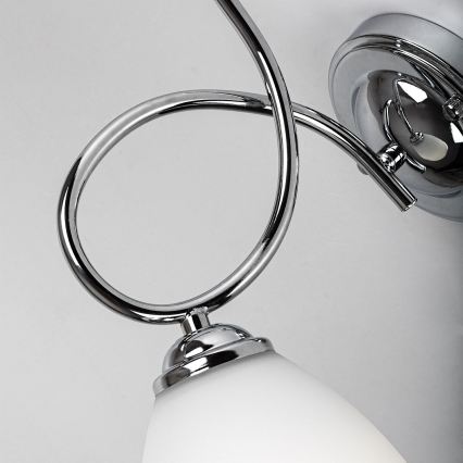 Brilagi - Sienas lampa FRED 1xE27/60W/230V spīdīgs hroms