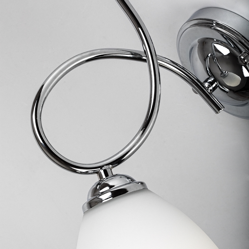 Brilagi - Sienas lampa FRED 1xE27/60W/230V spīdīgs hroms