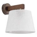 Brilagi - Sienas lampa LATTE 1xE27/60W/230V priede/balta