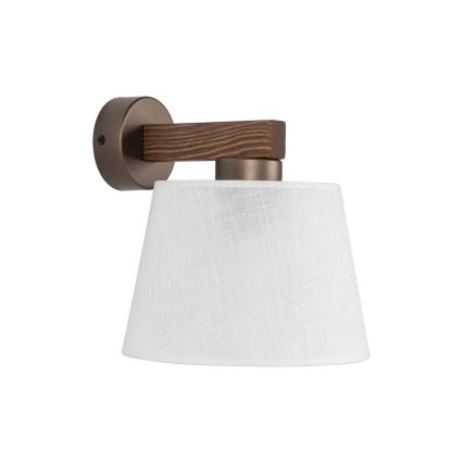 Brilagi - Sienas lampa LATTE 1xE27/60W/230V priede/balta