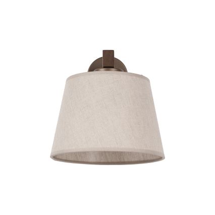 Brilagi - Sienas lampa LATTE 1xE27/60W/230V priede/bēšs