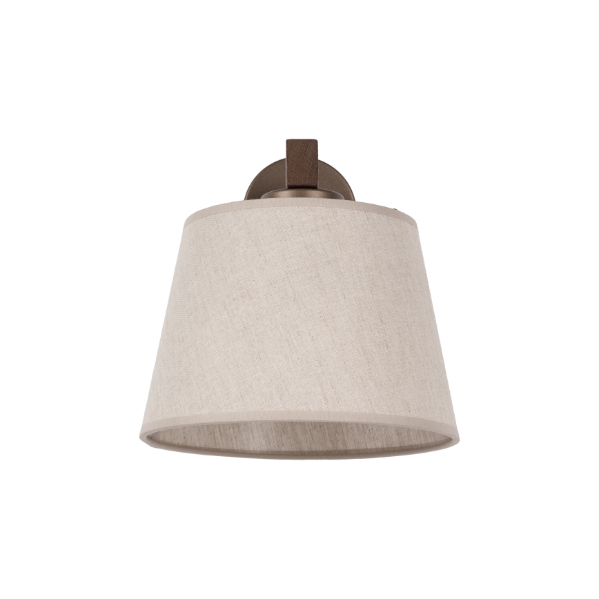 Brilagi - Sienas lampa LATTE 1xE27/60W/230V priede/bēšs
