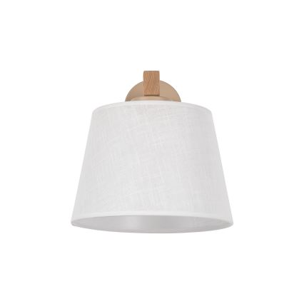 Brilagi - Sienas lampa LATTE SABIA 1xE27/60W/230V priede/balta