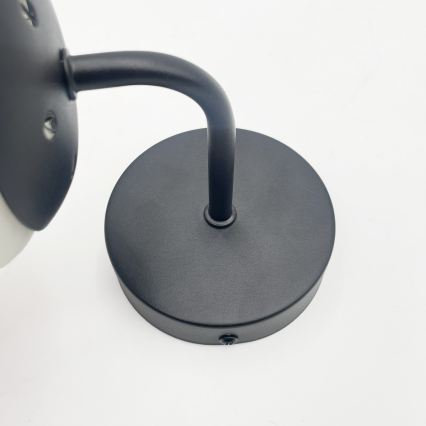 Brilagi - Sienas lampa MALIVA 1xE14/15W/230V melna/balta