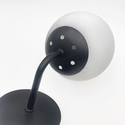 Brilagi - Sienas lampa MALIVA 1xE14/15W/230V melna/balta