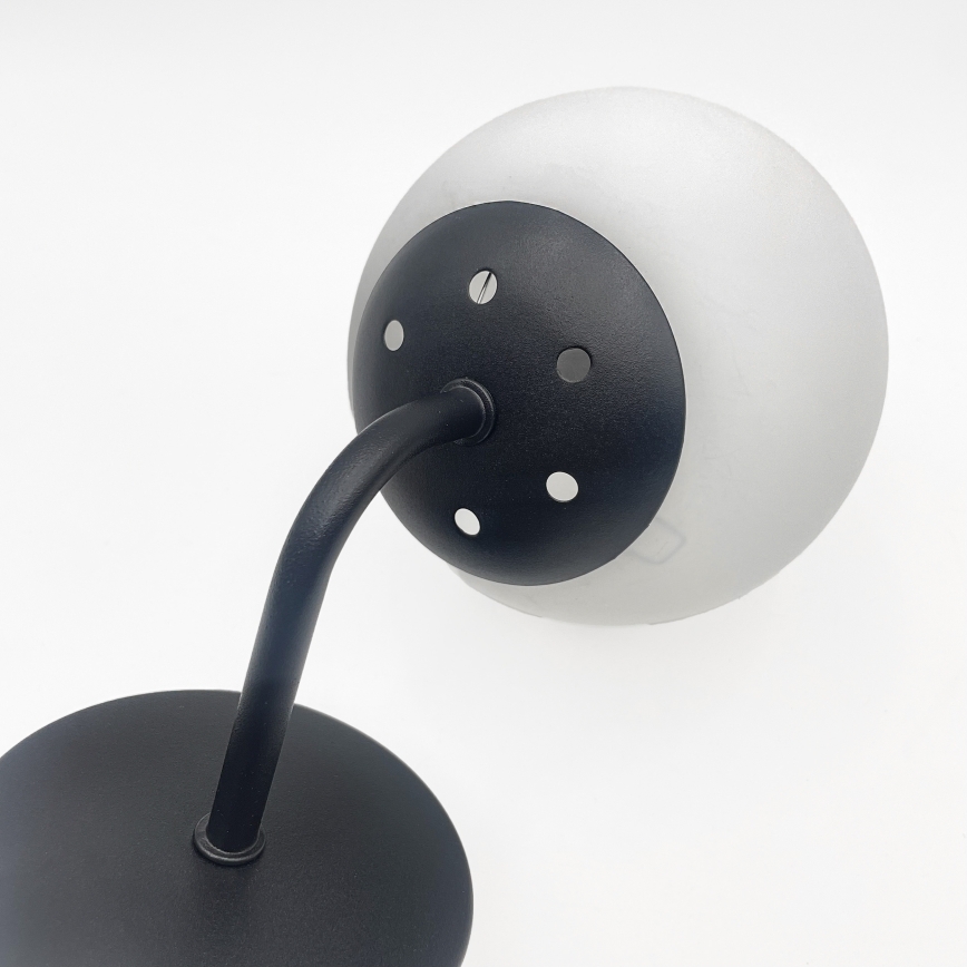 Brilagi - Sienas lampa MALIVA 1xE14/15W/230V melna/balta