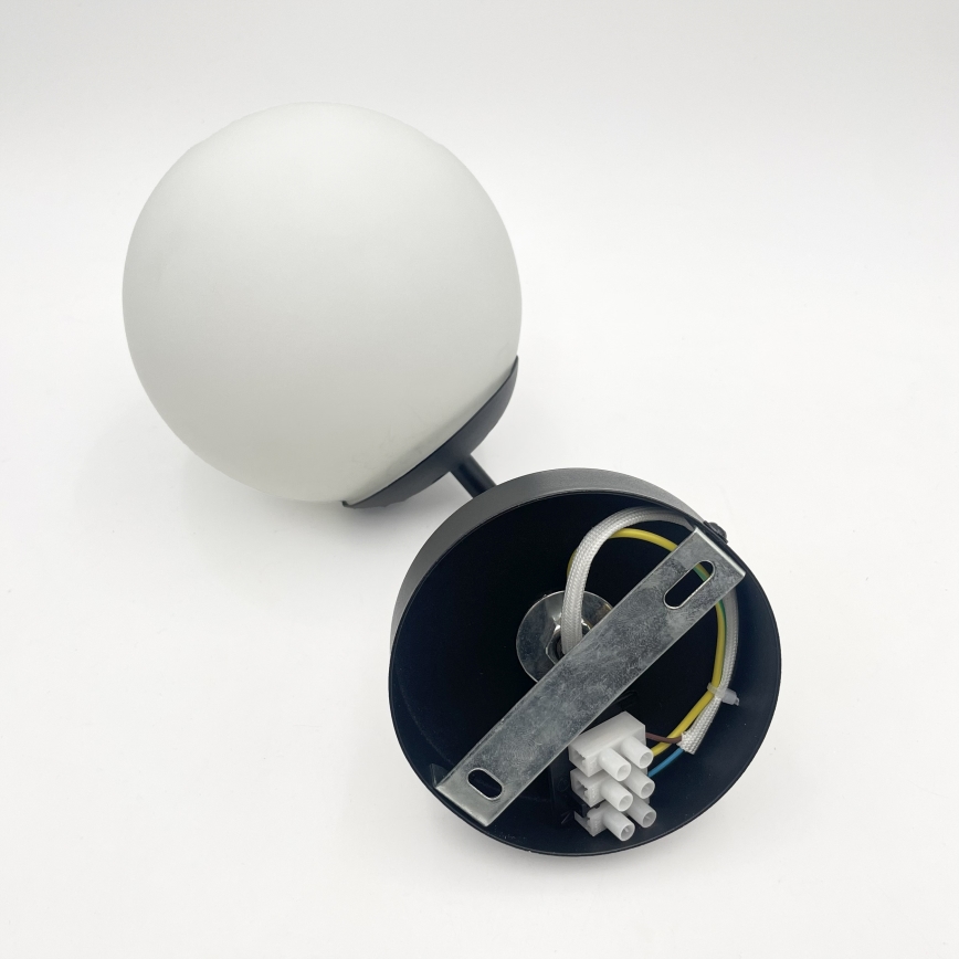 Brilagi - Sienas lampa MALIVA 1xE14/15W/230V melna/balta