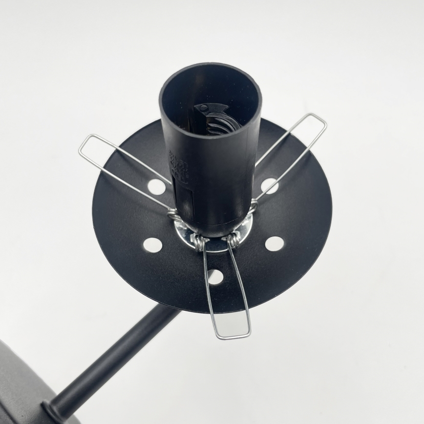 Brilagi - Sienas lampa MALIVA 1xE14/15W/230V melna/dūmakaina