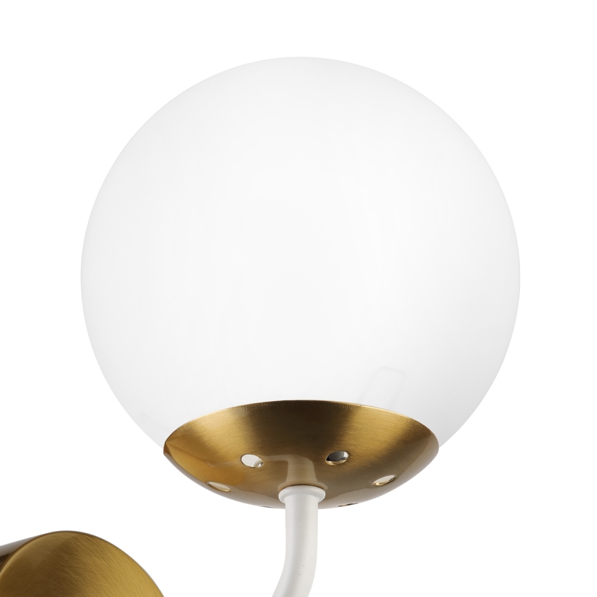 Brilagi - Sienas lampa MALIVA 1xE14/15W/230V zelta/balta