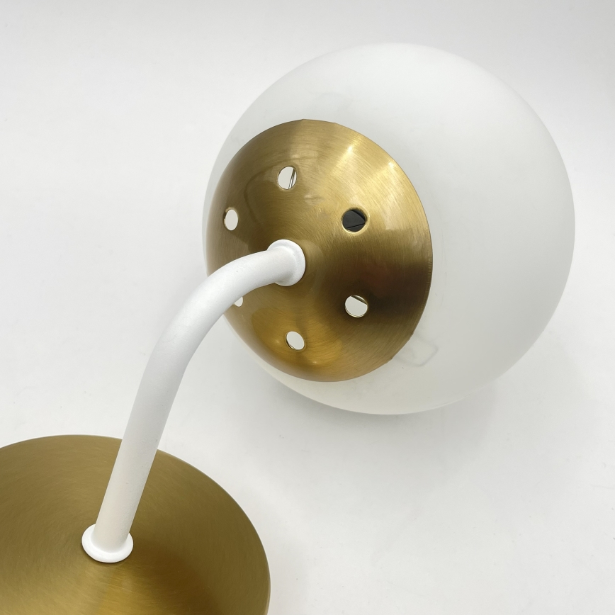 Brilagi - Sienas lampa MALIVA 1xE14/15W/230V zelta/balta