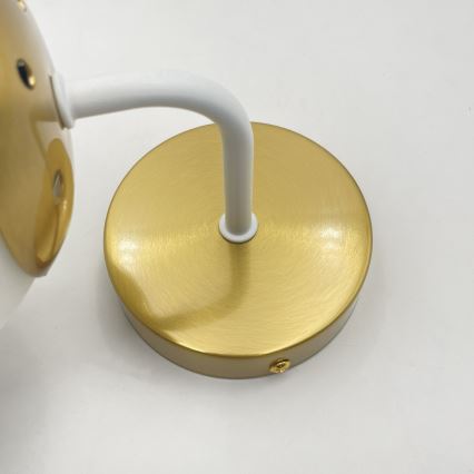 Brilagi - Sienas lampa MALIVA 1xE14/15W/230V zelta/balta