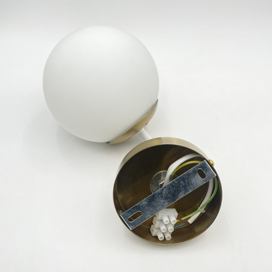 Brilagi - Sienas lampa MALIVA 1xE14/15W/230V zelta/balta