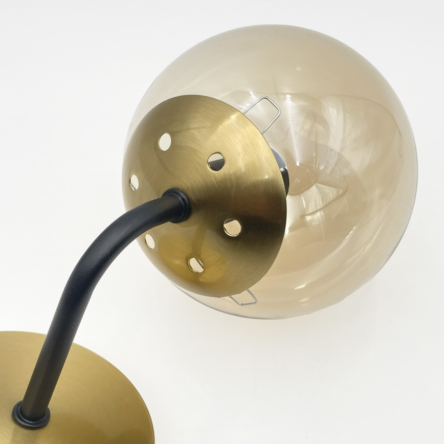 Brilagi - Sienas lampa MALIVA 1xE14/15W/230V zelta krāsas