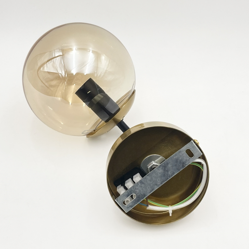 Brilagi - Sienas lampa MALIVA 1xE14/15W/230V zelta krāsas