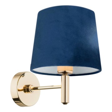 Brilagi - Sienas lampa MONTE 1xE27/15W/230V zila/zelta