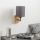 Brilagi - Sienas lampa NUBILA WOOD 1xE27/25W/230V ozols/antracīta