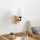 Brilagi - Sienas lampa NUBILA WOOD 1xE27/25W/230V ozols/balta