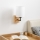 Brilagi - Sienas lampa NUBILA WOOD 1xE27/25W/230V ozols/balta