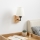 Brilagi - Sienas lampa NUBILA WOOD 1xE27/25W/230V ozols/krēmkrāsa