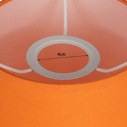 Brilagi - Sienas lampa NUBILA WOOD 1xE27/25W/230V ozols/melna/oranža