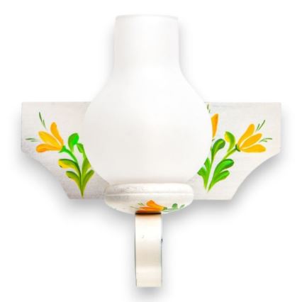 Brilagi - Sienas lampa QUEEN 1xE14/40W/230V dižskābardis/krēmkrāsa