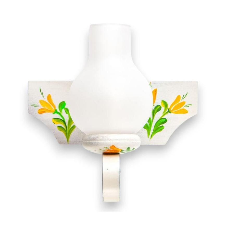 Brilagi - Sienas lampa QUEEN 1xE14/40W/230V dižskābardis/krēmkrāsa