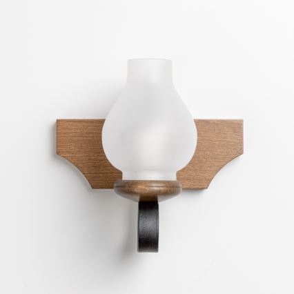 Brilagi - Sienas lampa QUEEN 1xE14/40W/230V dižskābardis/rieksts