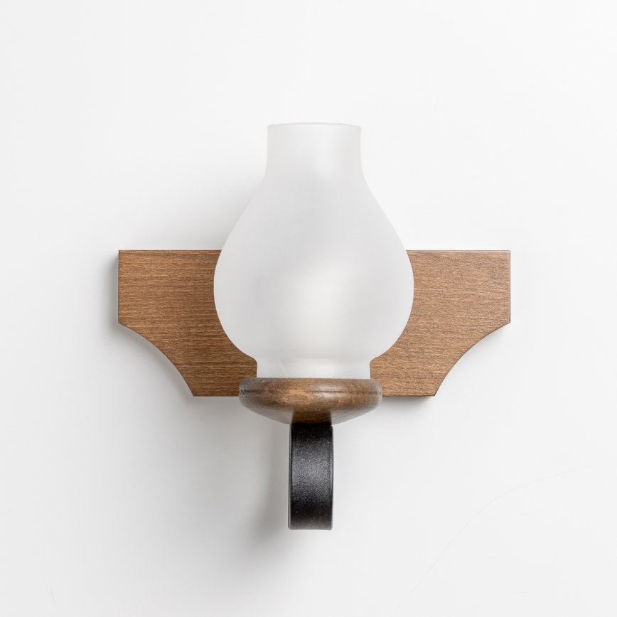 Brilagi - Sienas lampa QUEEN 1xE14/40W/230V dižskābardis/rieksts