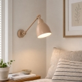 BRILAGI - Sienas lampa QUILL 1xE27/40W/230V 40 cm bēša