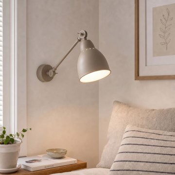 BRILAGI - Sienas lampa QUILL 1xE27/40W/230V 40 cm bēša