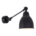Brilagi - Sienas lampa QUILL 1xE27/40W/230V 40 cm melna