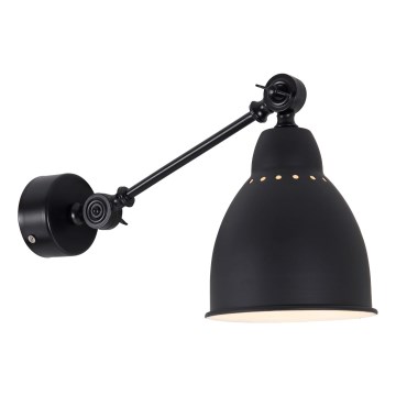 Brilagi - Sienas lampa QUILL 1xE27/40W/230V 40 cm melna