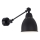 Brilagi - Sienas lampa QUILL 1xE27/40W/230V 40 cm melna