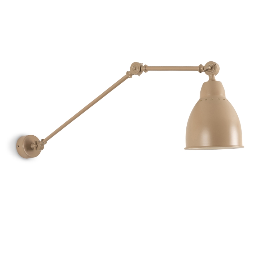 BRILAGI - Sienas lampa QUILL 1xE27/40W/230V 83 cm bēša