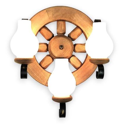 Brilagi - Sienas lampa ROATA APLICA 3xE14/40W/230V dižskābardis