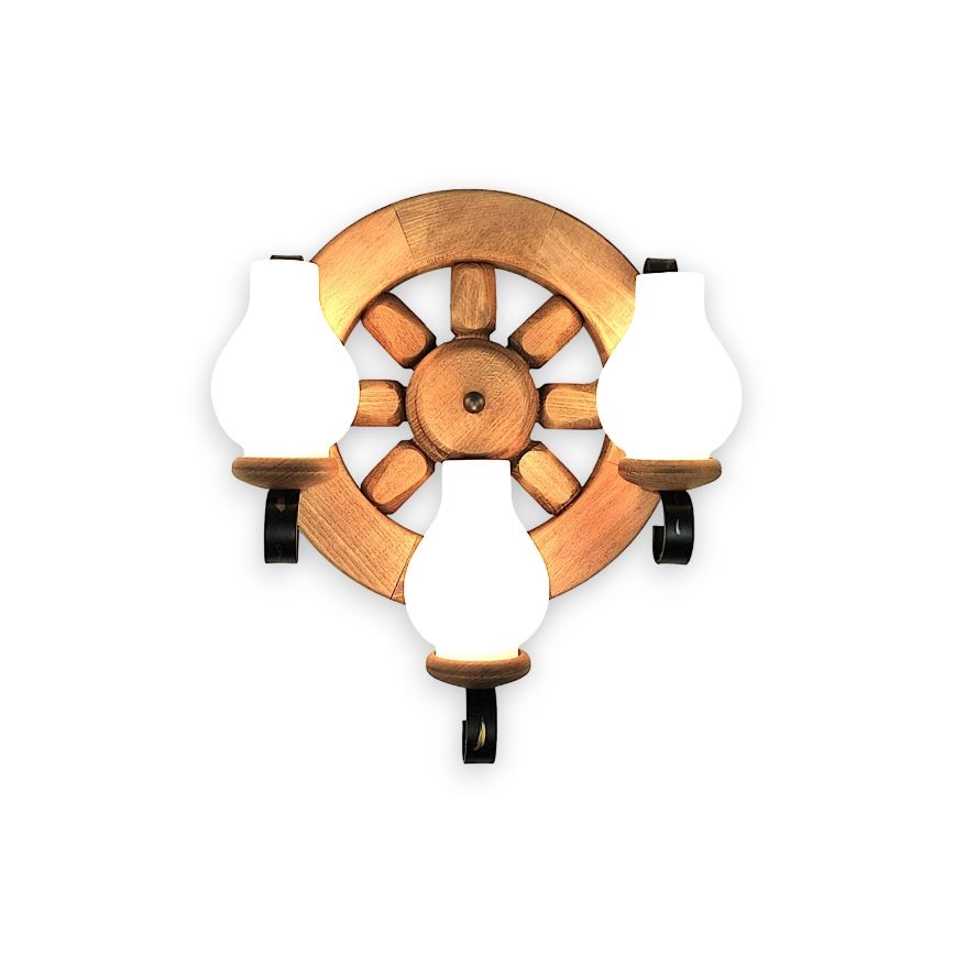 Brilagi - Sienas lampa ROATA APLICA 3xE14/40W/230V dižskābardis