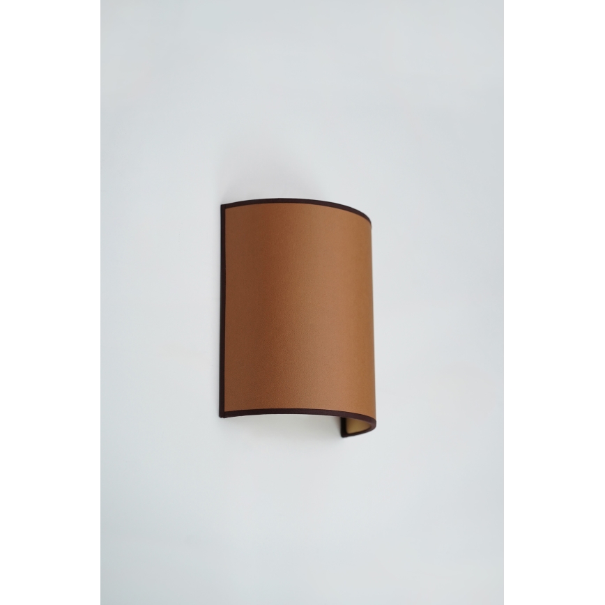 Brilagi - Sienas lampa SEMI 1xE27/15W/230V d. 20 cm brūna
