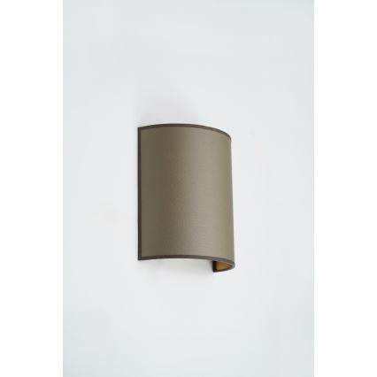 Brilagi - Sienas lampa SEMI 1xE27/15W/230V d. 20 cm brūna