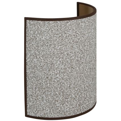 Brilagi - Sienas lampa SEMI 1xE27/15W/230V d. 20 cm pelēka