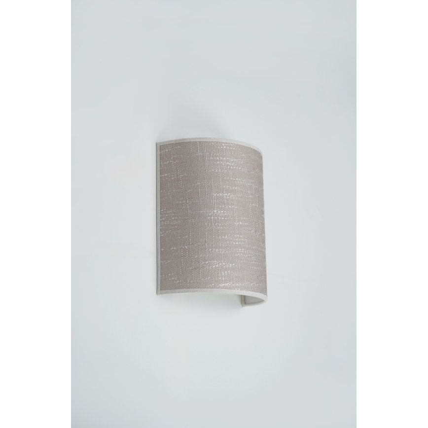 Brilagi - Sienas lampa SEMI 1xE27/15W/230V d. 20 cm tumši pelēka