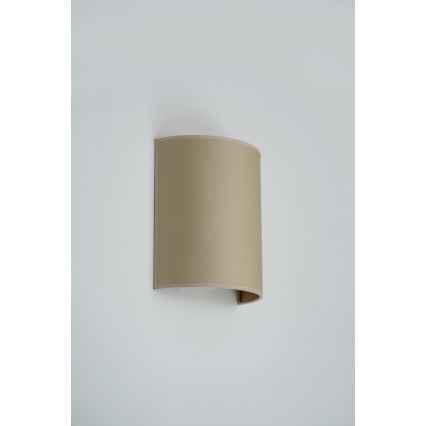 Brilagi - Sienas lampa SEMI CIRCLE 1xE27/15W/230V bēša