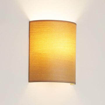 Brilagi - Sienas lampa SEMI CIRCLE 1xE27/15W/230V bēša