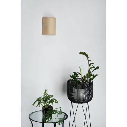 Brilagi - Sienas lampa SEMI CIRCLE 1xE27/15W/230V bēša